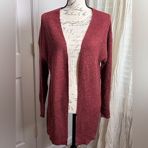 Cardigan Sweater with braided back detail